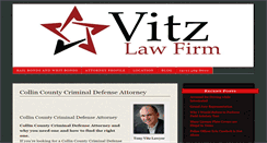 Desktop Screenshot of criminaldefenselawyertx.com