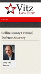 Mobile Screenshot of criminaldefenselawyertx.com