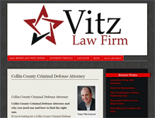 Tablet Screenshot of criminaldefenselawyertx.com